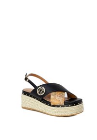Alviero Martini Sandali con zeppa - black