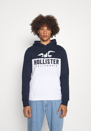 TECH LOGO SPLICE - Felpa - white/navy