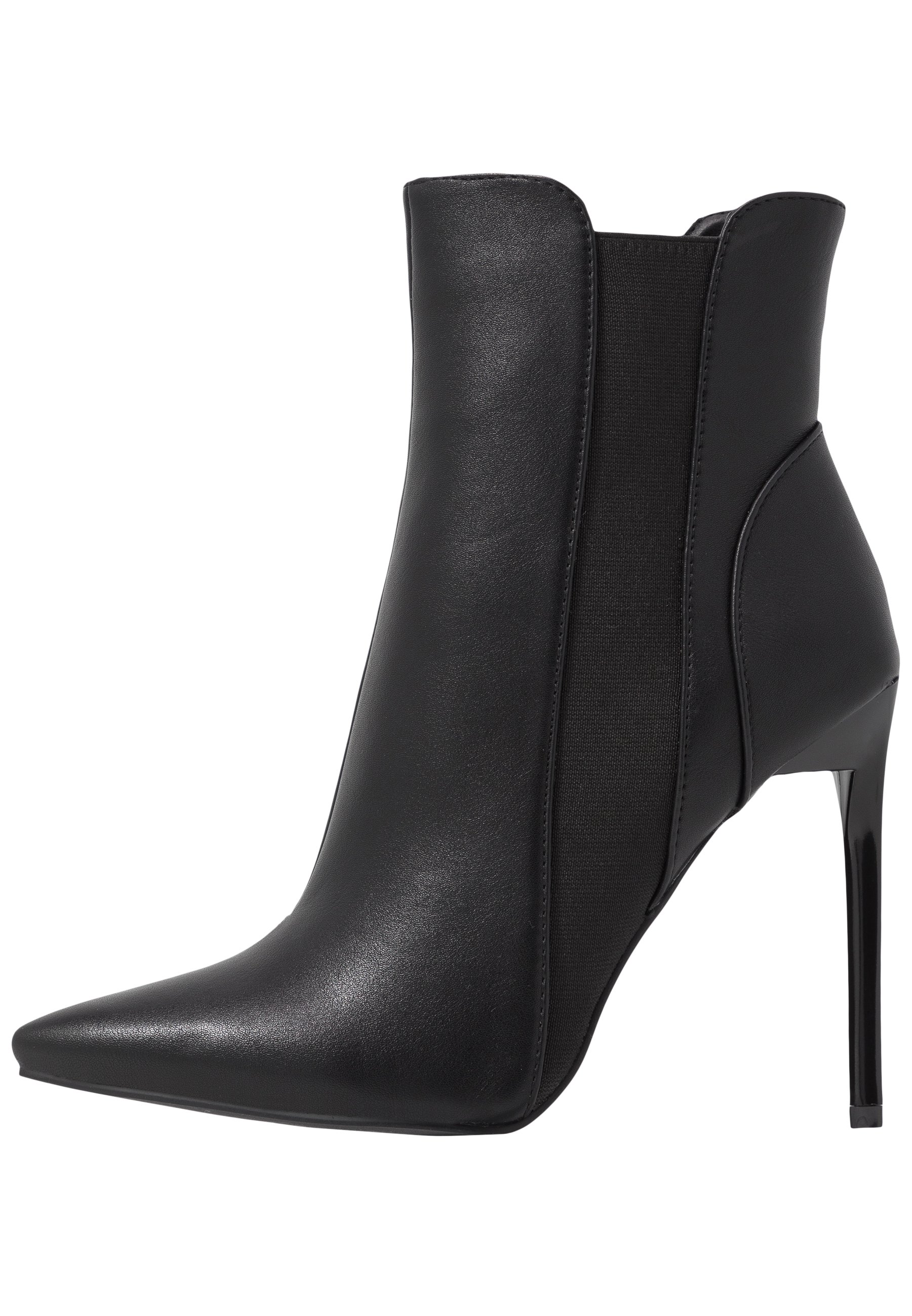 black high heel ankle boots uk