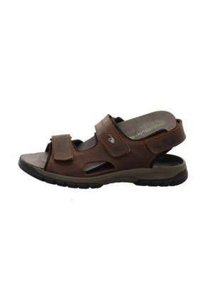 Walking sandals - tabak