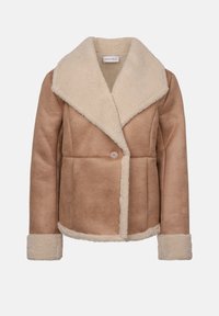 FLEECE BLAZER - Vinterjakke - khaki/stone