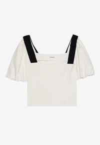 Nyomott mintás póló - off-white,black
