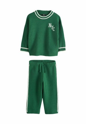 REGULAR FIT - CREW NECK JOGGERS SET   - Trainingsanzug - dark green nyc