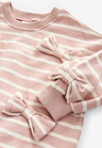 Next SET - REGULAR FIT - Legíny - kalhoty  - pink stripped padded bows