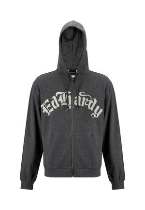 Ed Hardy DRAGON ZIP THROUGH  - Zip-up sweatshirt - charcoal marl