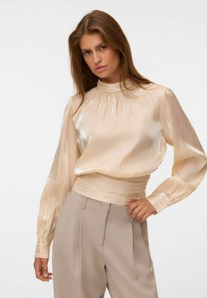 Vero Moda, BLOUSE VMPOLLY TOP - Blouse - fog