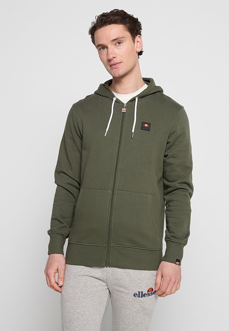 Ellesse Sweater met rits kaki Ellesse Sweater met rits kaki