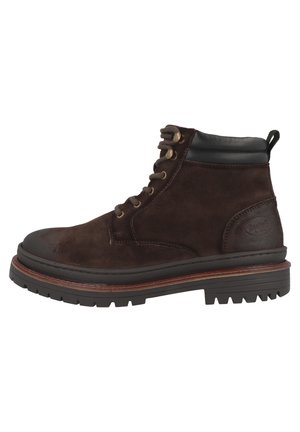 Lace-up ankle boots - brown