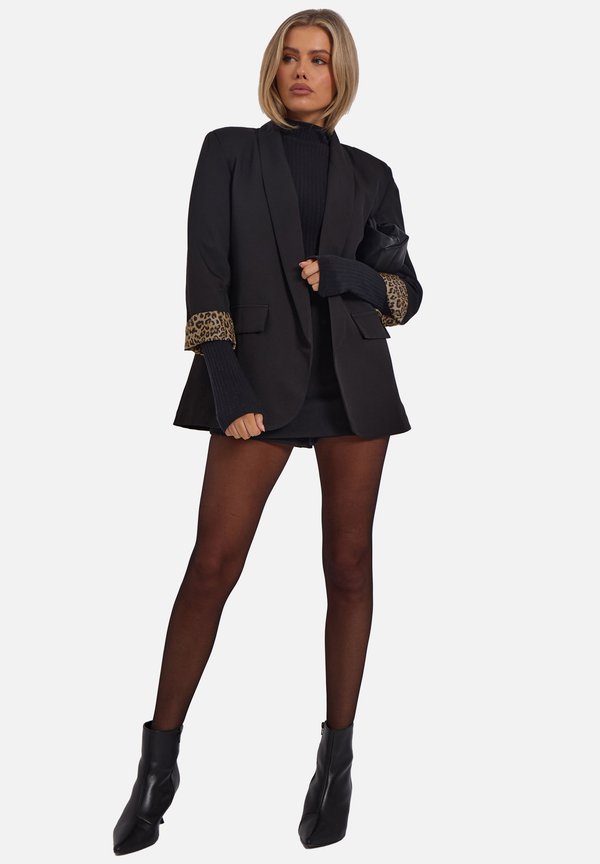 Kurzmantel - schwarz