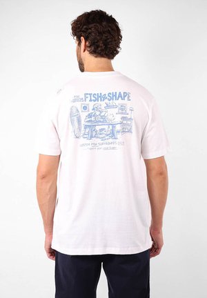 SHAPER - T-shirt imprimé - blanc