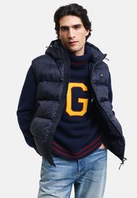 GANT ACTIVE CLOUD VEST - Vest - evening blue