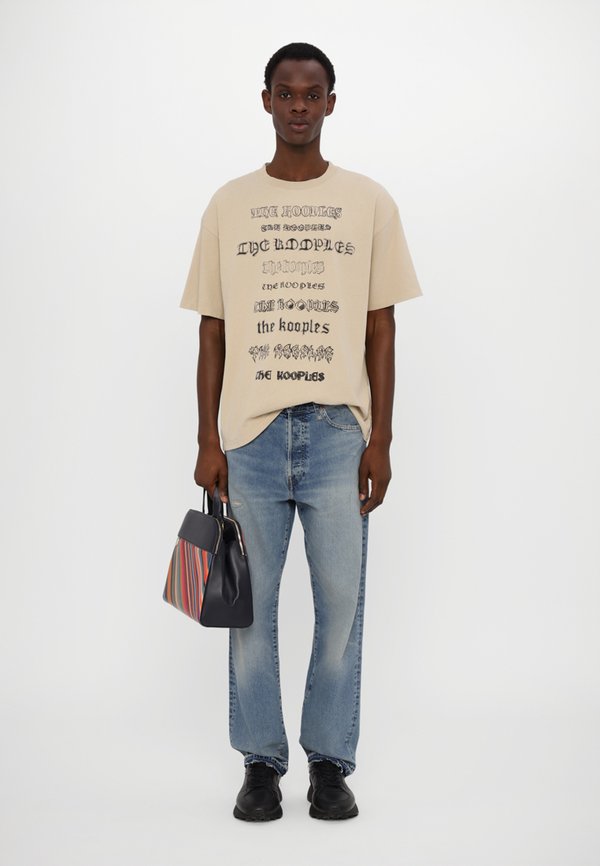 Print T-shirt - beige taupe2