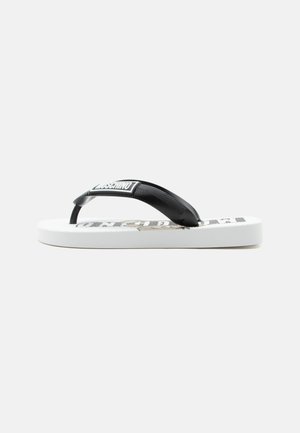 MOSCHINO UNISEX - Tåsandaler - black/white