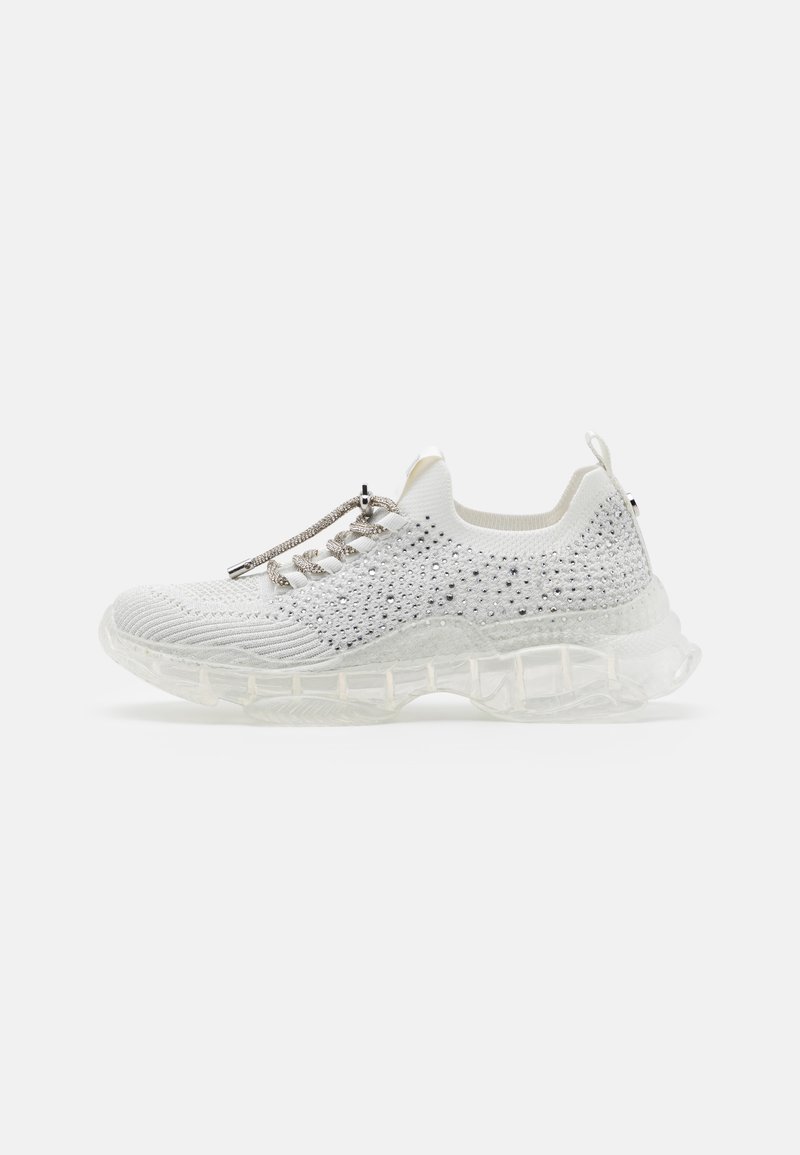 Steve Madden METER - Sneaker low - white/clear