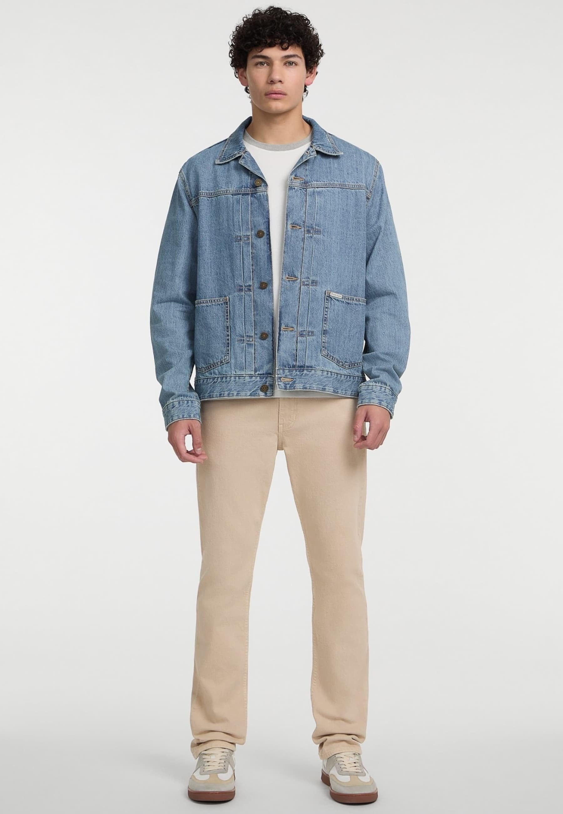 Karl Kani OGDENIM TRUCKER - Denim jacket - light dirty blue