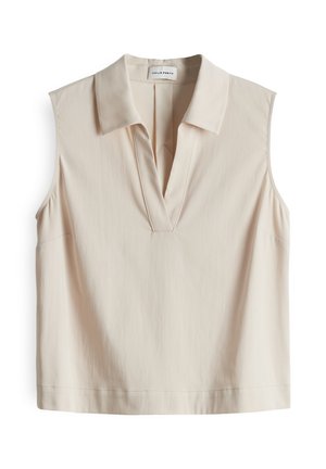 OPUS PANTS, REGULAR FIT POLO - Bluse - natural glaze