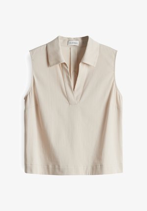 OPUS PANTS, REGULAR FIT POLO - Bluse - natural glaze