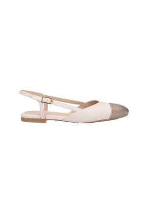 Ballerines à brides arrière - weiß