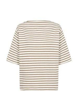 Soaked in Luxury INGINA  - Print T-shirt - white and elm stripe
