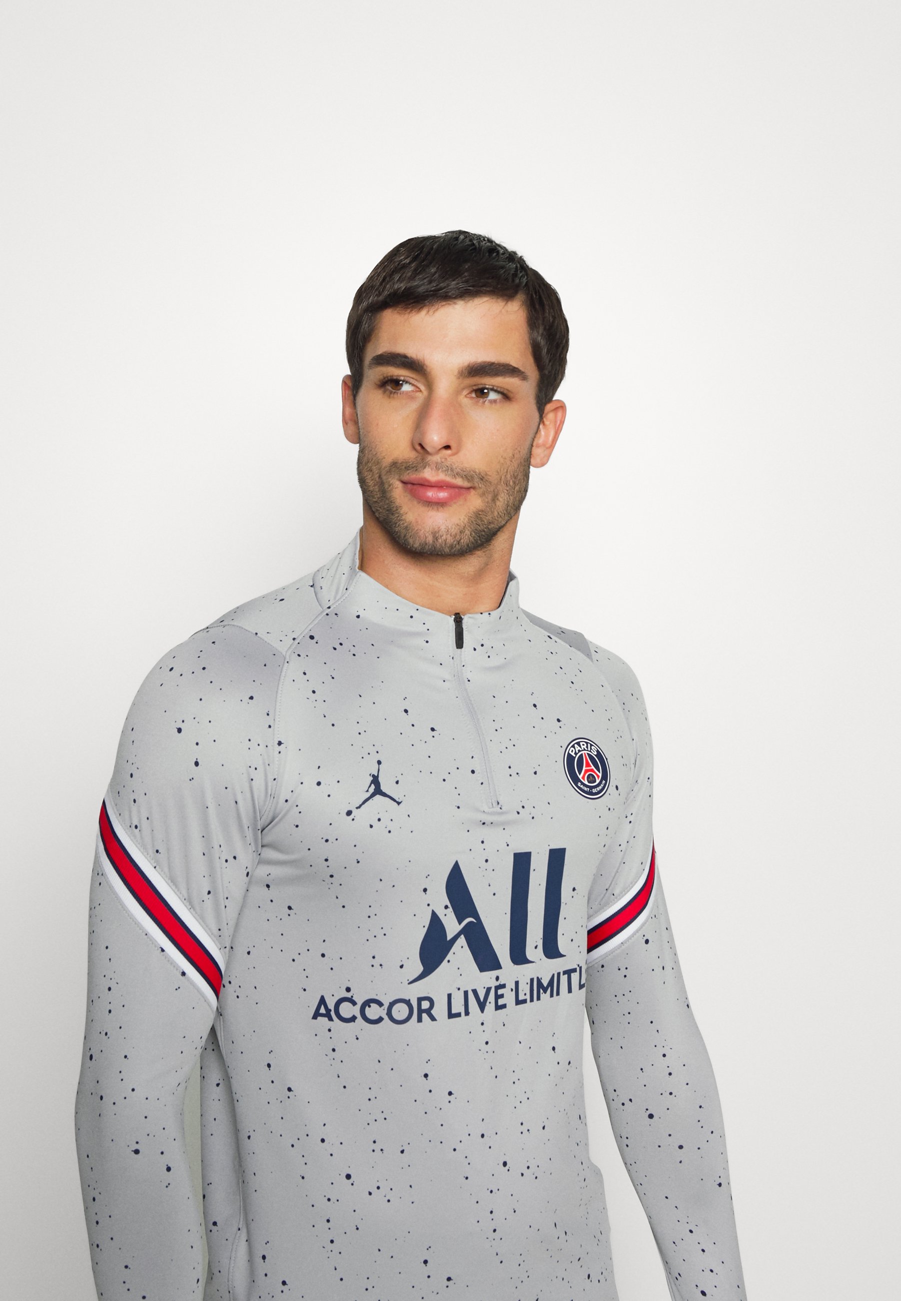 Nike Performance PARIS ST GERMAIN STRIKE DRILL - Vereinsmannschaften - wolf  grey/white/midnight navy/grau - Zalando.ch
