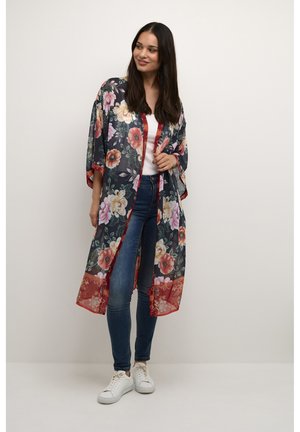 CRNIOKI KIMONO - Leichte Jacke - black flower field