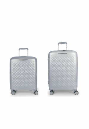 QUEENS 4 ROLLEN KOFFERSET 2-TEILIG MIT DEHNFALTE - Set di valigie - plata