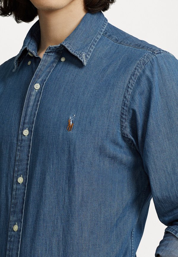 CUSTOM FIT SHIRT - Shirt - denim2
