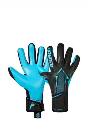 FASTGRIP - Goalkeeping gloves - blck aqua blue