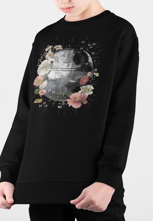 Star Wars FLORAL DEATH STAR - Mikina - black