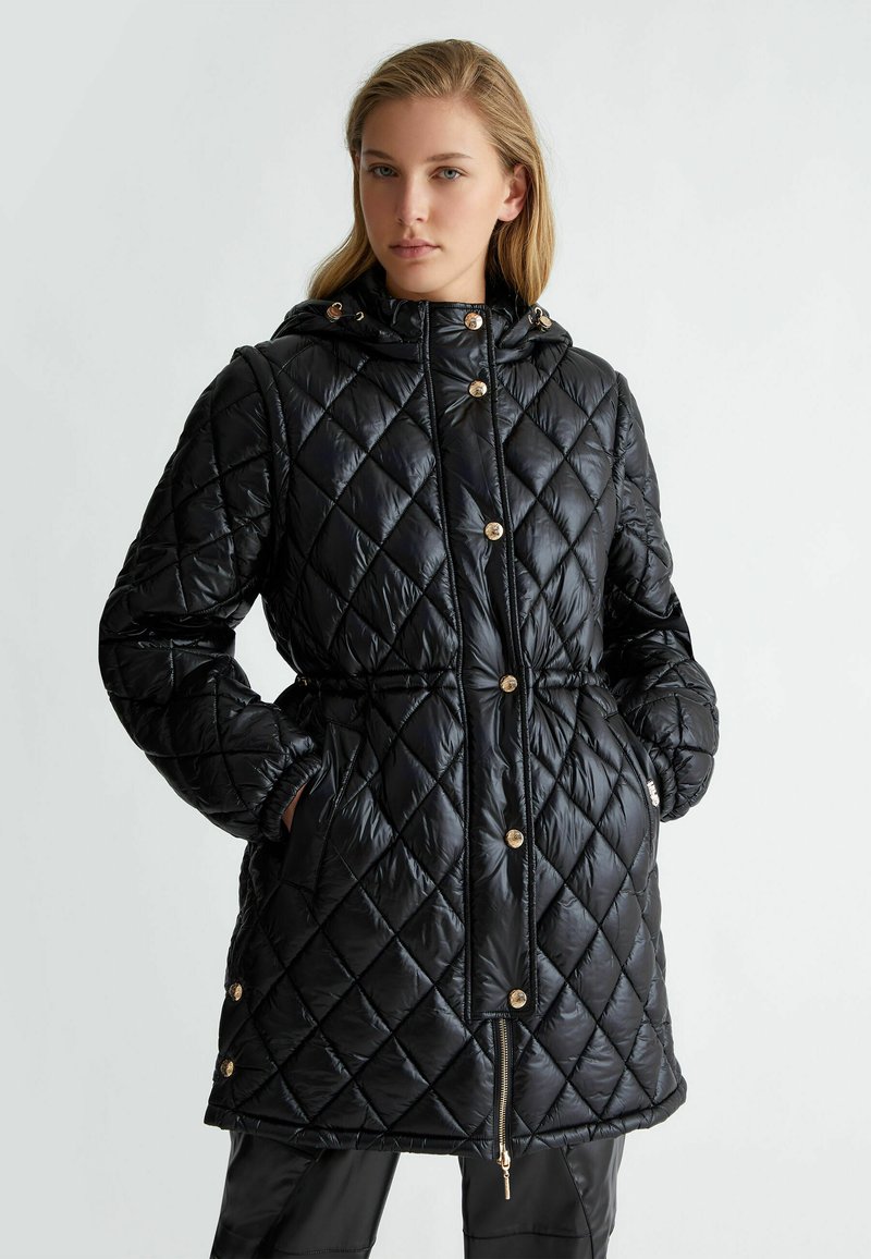 LIU JO WITH DETACHABLE SLEEVES - Cappotto invernale - black
