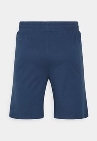 Pier One 3 PACK - Calças de pijama - dark blue/yellow/taupe