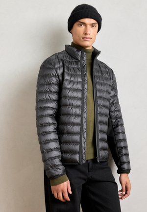 HYBRID STAND UP COLLAR JACKET - Light jacket - black