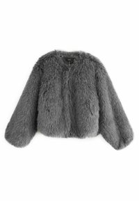 PETITE FIT - COLLARLESS - Téli dzseki - grey