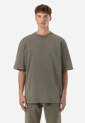 LOGO TEE - T-Shirt basic - vintage faded olive