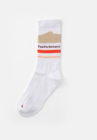 Peak Performance GRAPH SOCK UNISEX - Sportsocken - white/sand fog/weiß ...