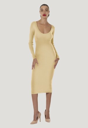 Robe fourreau - sandstone