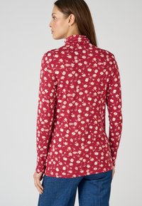 Damart SOUS MAILLE ROULÉ - Maglietta a manica lunga - rouge fleuri