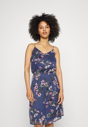 Vero Moda Petite VMWONDA SINGLET SHORT DRESS - Vestido de dia - indigo