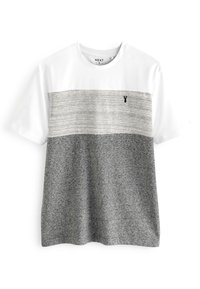 Next BLOCK REGULAR - Tricou cu imprimeu - grey