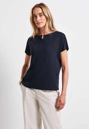 Street One MIT CUT OUT - Basic T-shirt - blau
