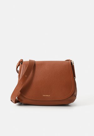 Cross body bag - cognac