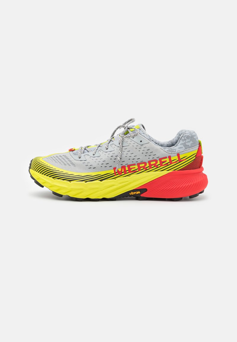 Merrell AGILITY PEAK 5 - Krosa skriešanas apavi - highrise/hiviz