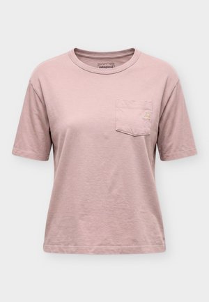 Patagonia, FITZ ROY MASSIF EASY CUT POCKET TEE - Βασικό μπλουζάκι - moonrise taupe