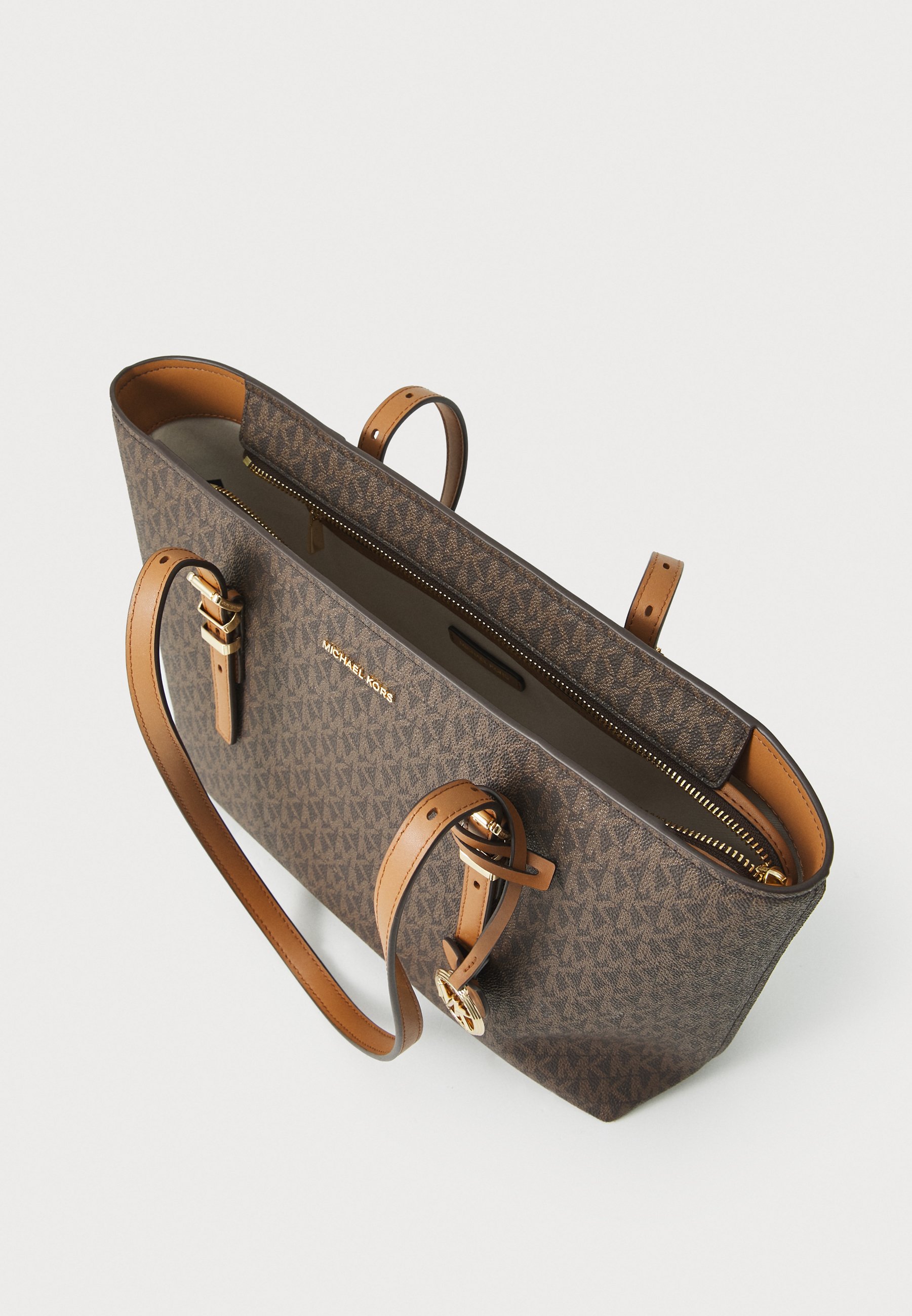 MICHAEL Michael Kors QUINN TOTE - Geantă de mână - brown/acorn