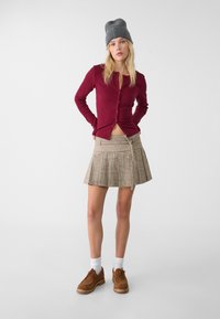 Stradivarius LONG SLEEVE - Cardigan - bordeaux