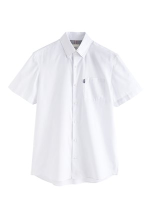 Next, BUTTON DOWN OXFORD SHORT SLEEVE REGULAR FIT - Overhemd - white