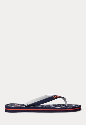 Polo Ralph Lauren BOLT TROPICAL-PRINT - Natikače za bazen - navy polo palms