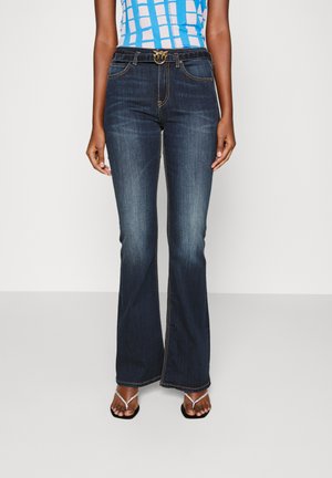 Pinko, FLORA FLARE DENIM POWER STRETC - Jeans bootcut - dark wash