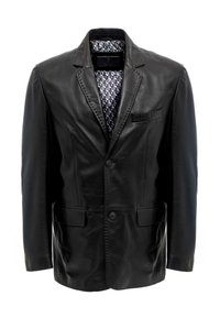 Lederjacke - schwarz