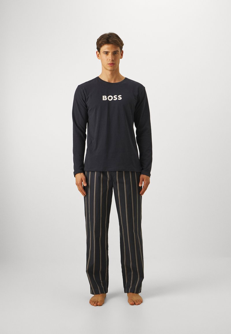BOSS EASY LONG - Pyjama - open blue